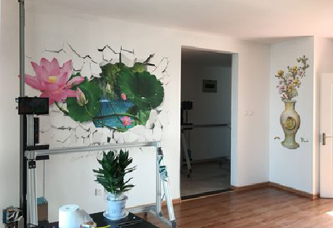 保康墙体彩绘相比墙纸的优势。