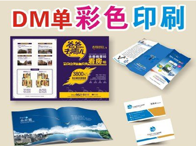 保康单页印刷，色彩搭配简单。